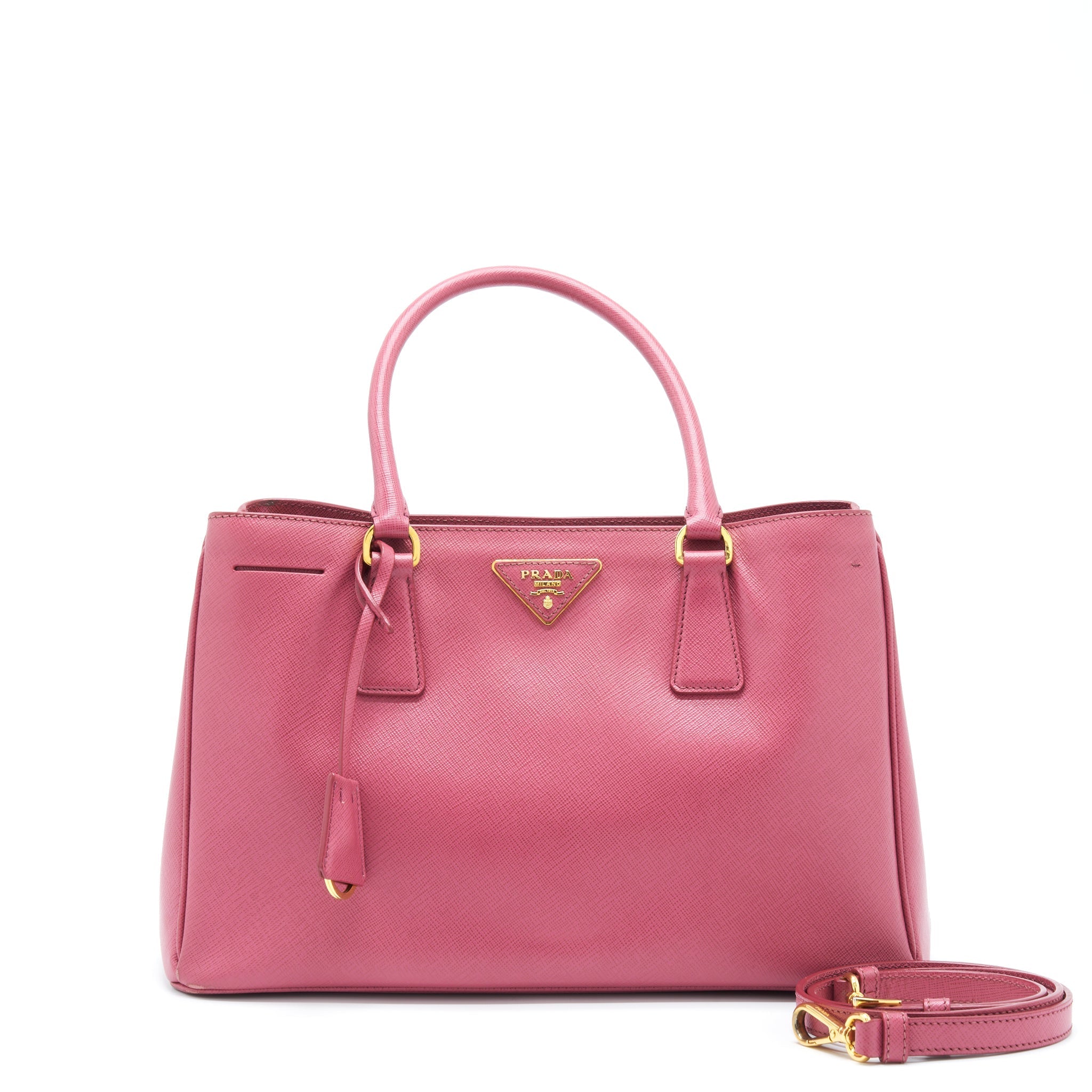 Prada Saffiano Tote bag Pink GHW