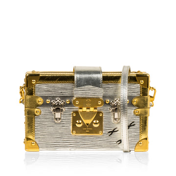 Louis Vuitton Petite Malle Silver And Gold