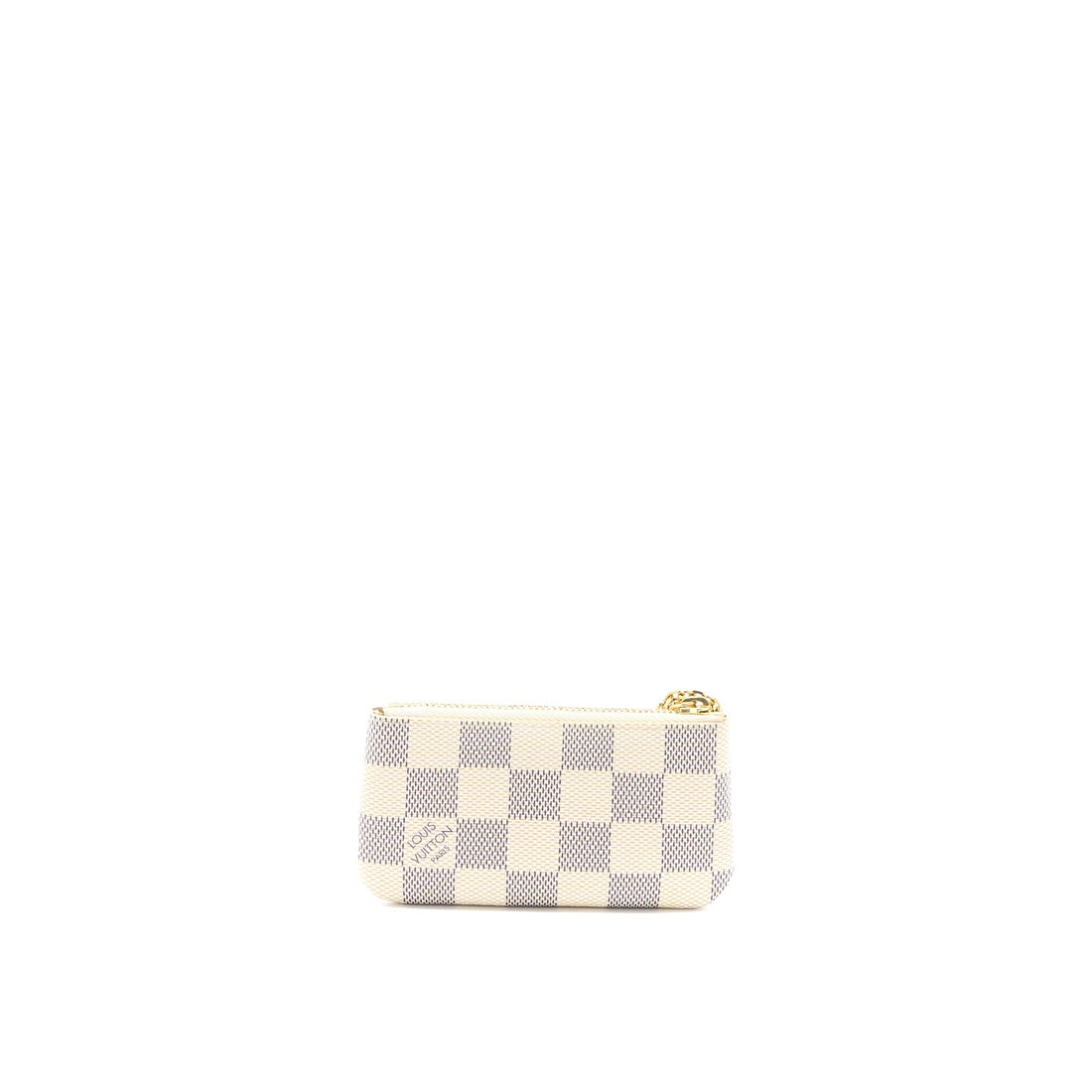 Louis Vuitton Key Pouch Damier Azure Canvas GHW