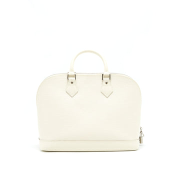 Louis Vuitton Alma MM epi leather white SHW