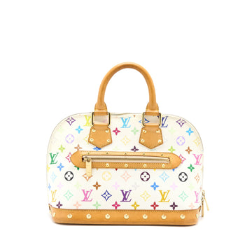 Louis Vuitton Alma Bag Monogram Canvas White/Multicoloured GHW