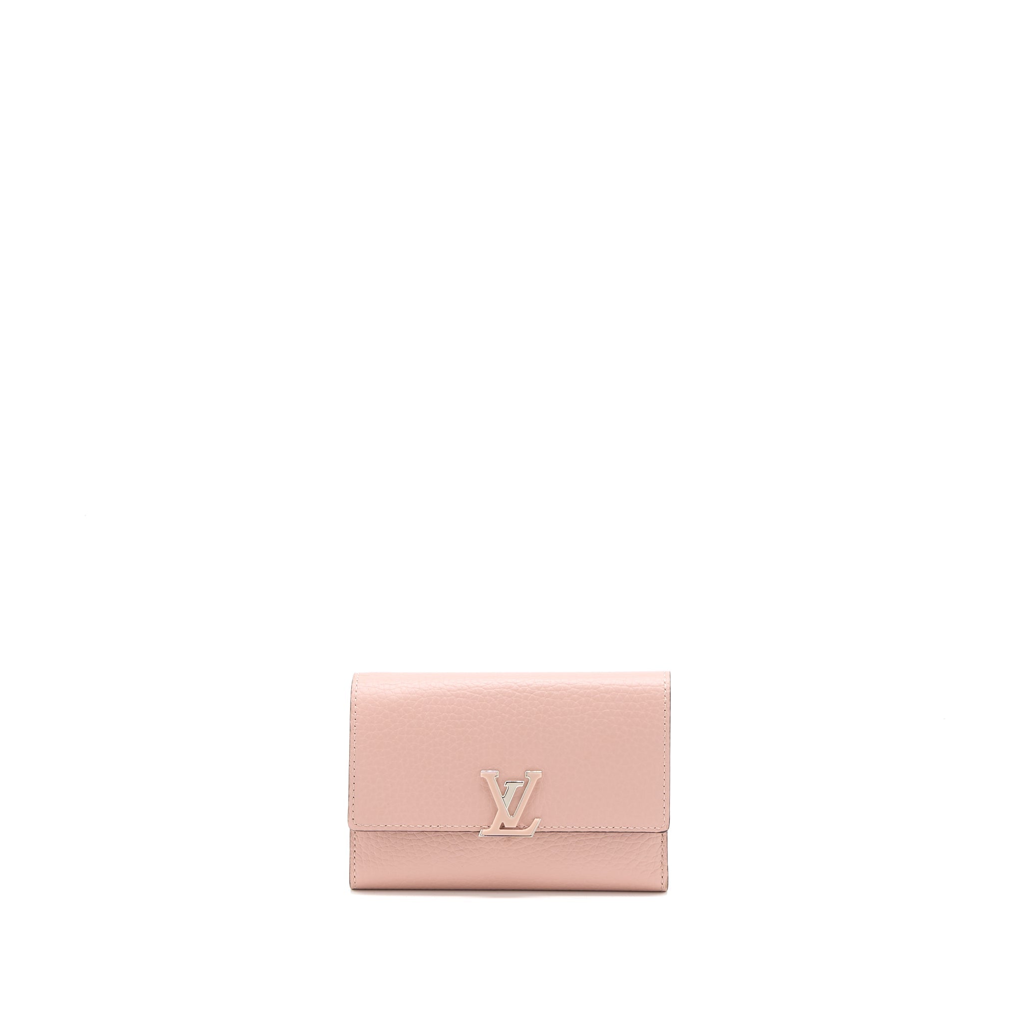 Louis Vuitton capucines Compact Wallet Taurillon Magnolia SHW