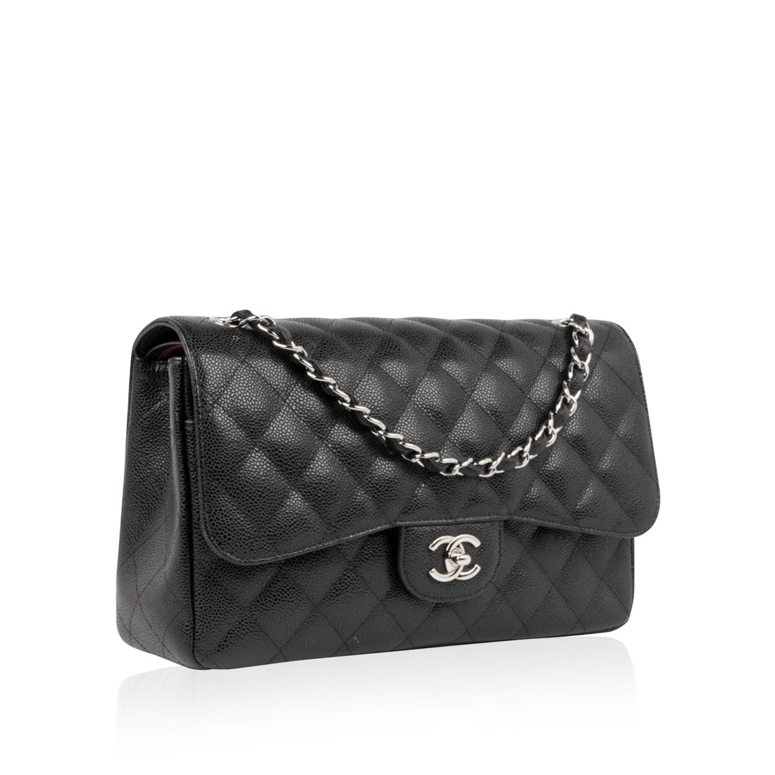 Chanel Classic Flap Bag Jumbo SHW