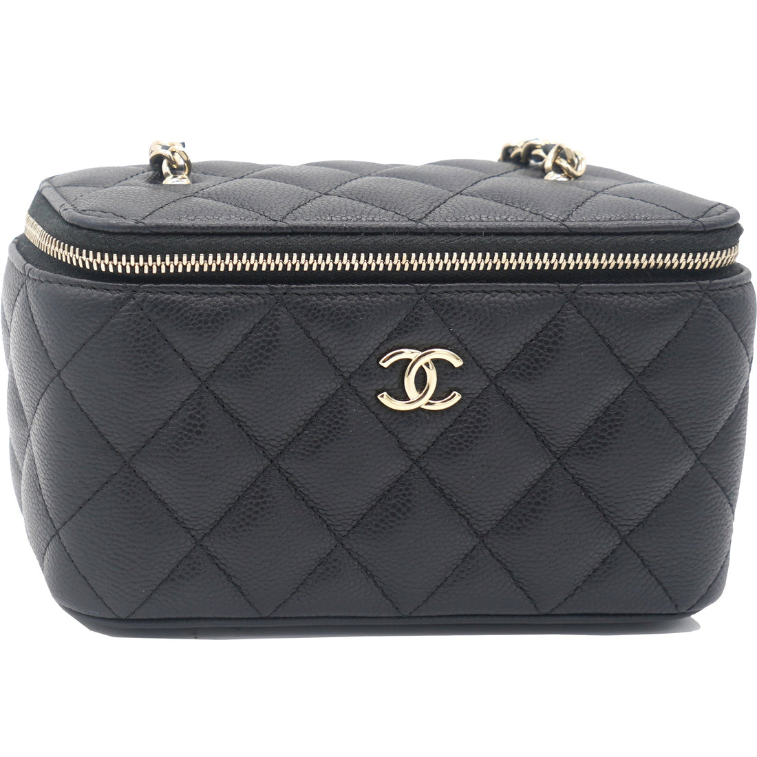 Chanel Mini Caviar Vanity Bag Black