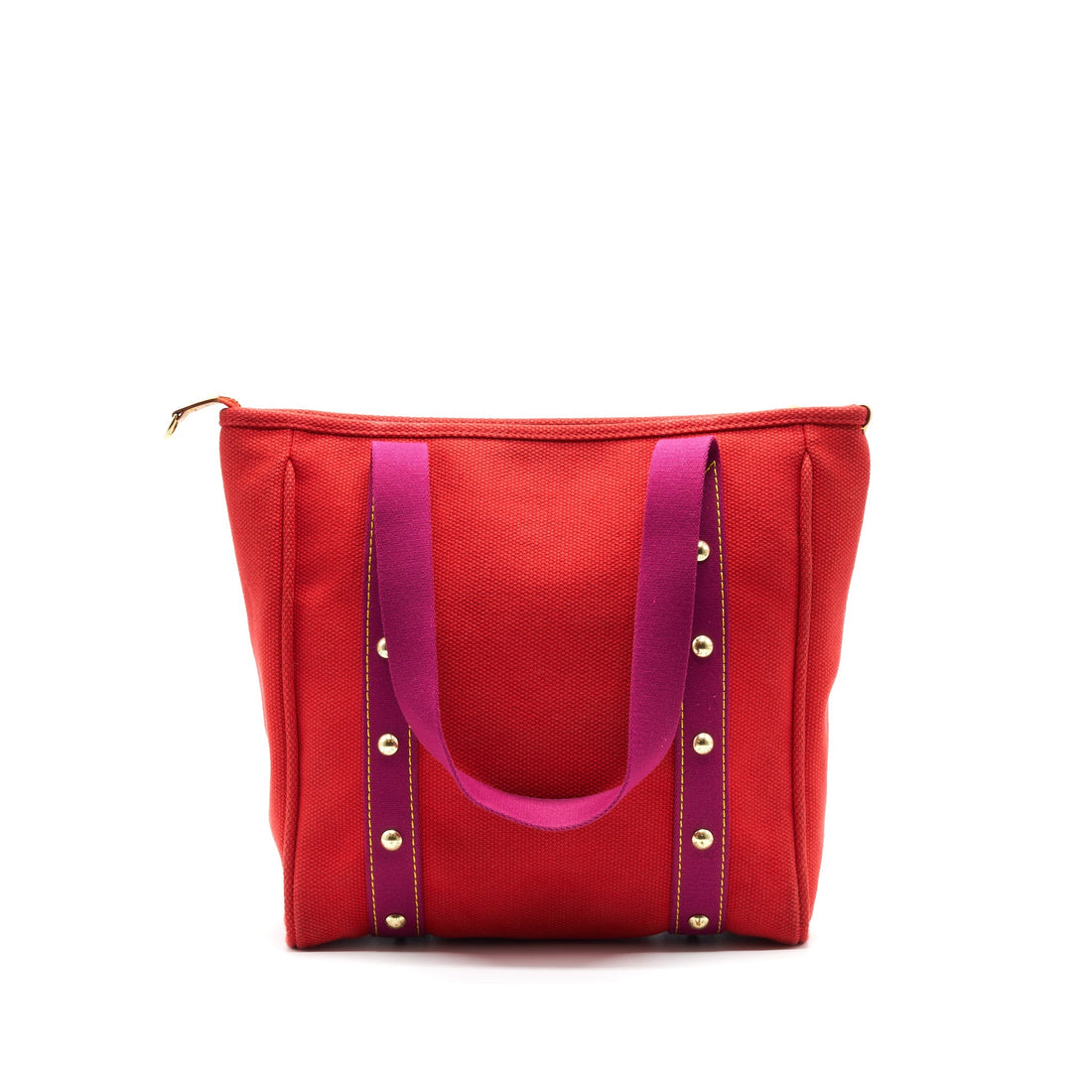 Louis Vuitton Canvas Tote Bag In Red