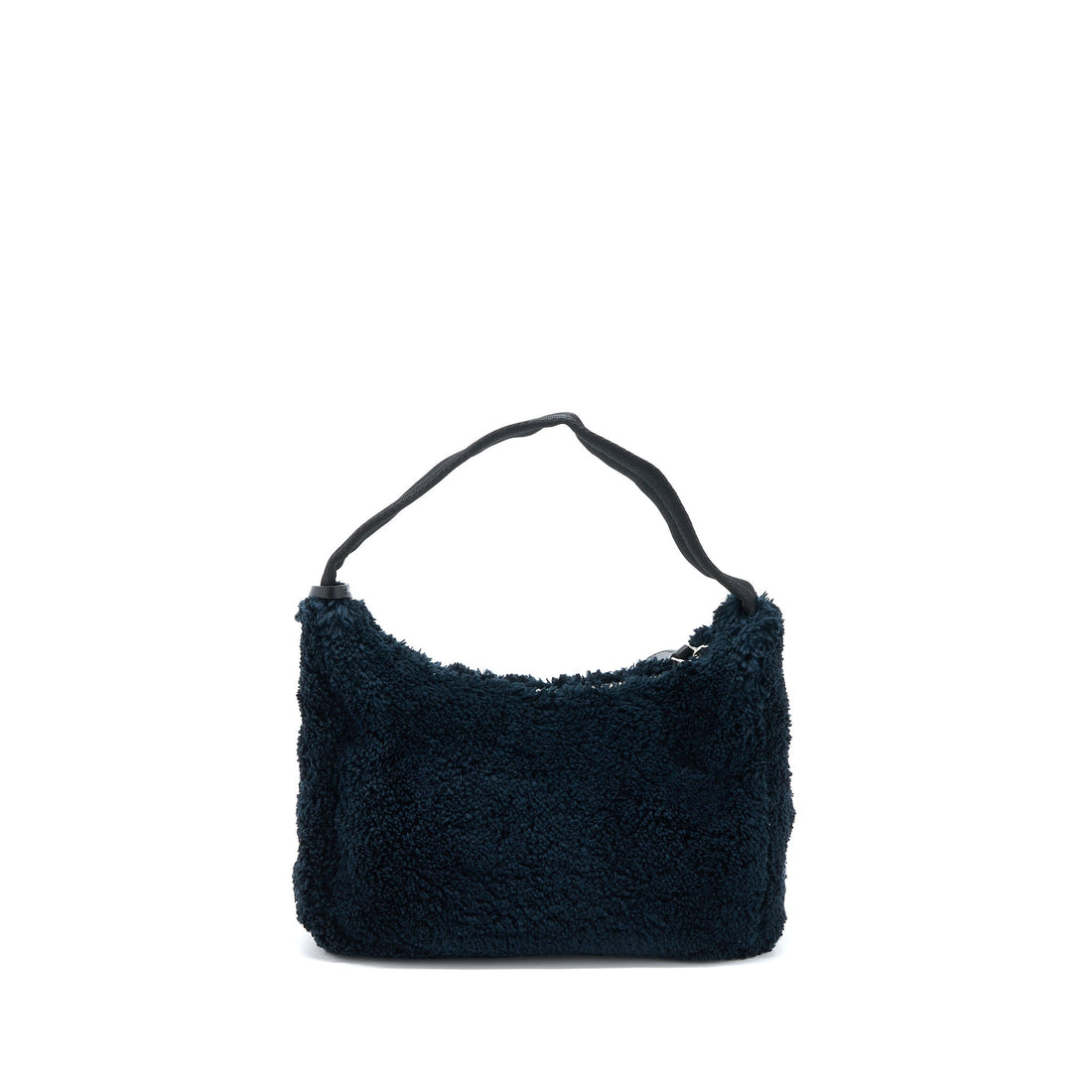 Prada Re-edition 2000 Terry Mini Bag Black/White SHW