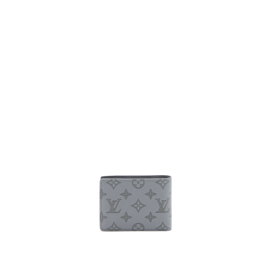 Louis Vuitton Multiple Wallet Monogram Shadow Calfskin Grey (New Version)