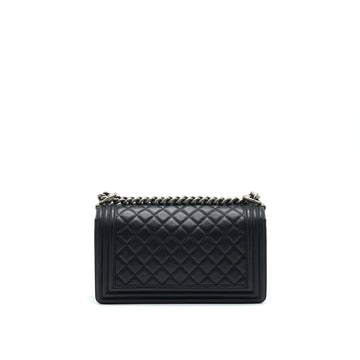 Chanel medium boy Chanel Handbag Black ruthenium hardware