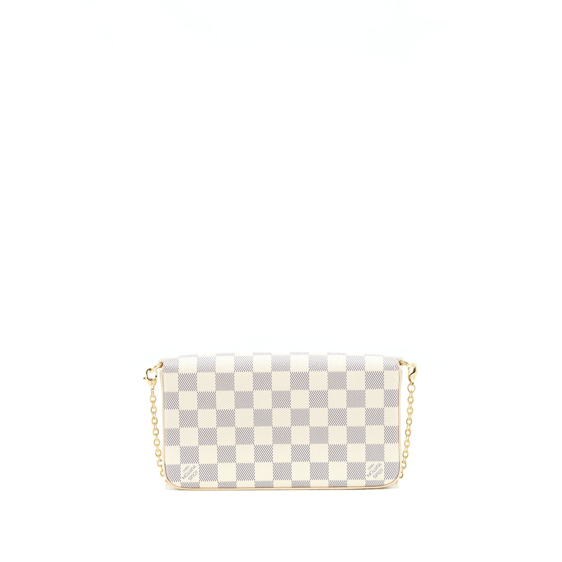Louis Vuitton Felicie Pochette Damier Azur Canvas