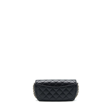 Chanel mini Glass case bag caviar black LGHW