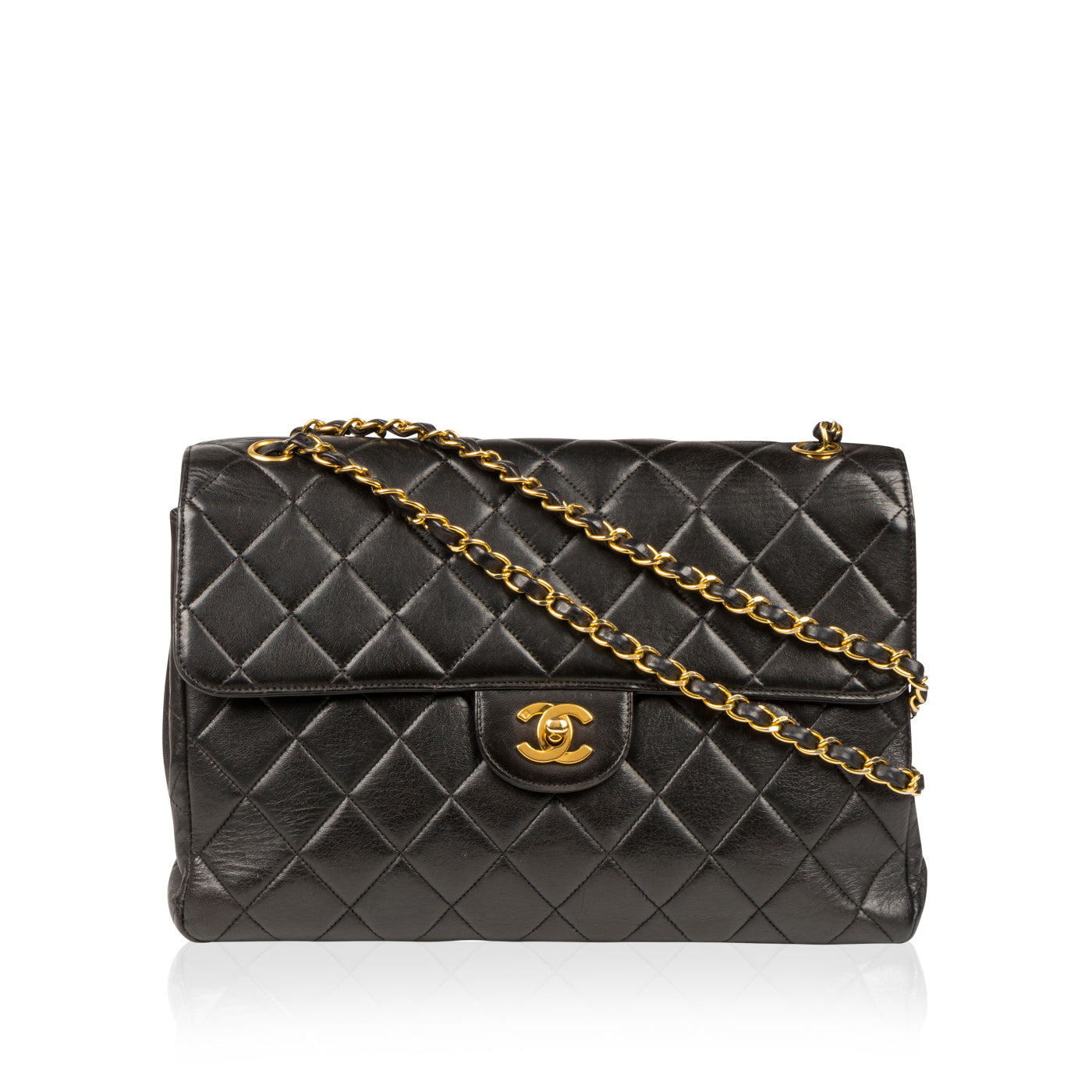 Chanel Double-sided Vintage Jumbo Flap Bag