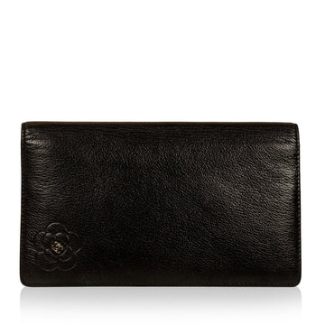 Chanel Camellia Flap Wallet