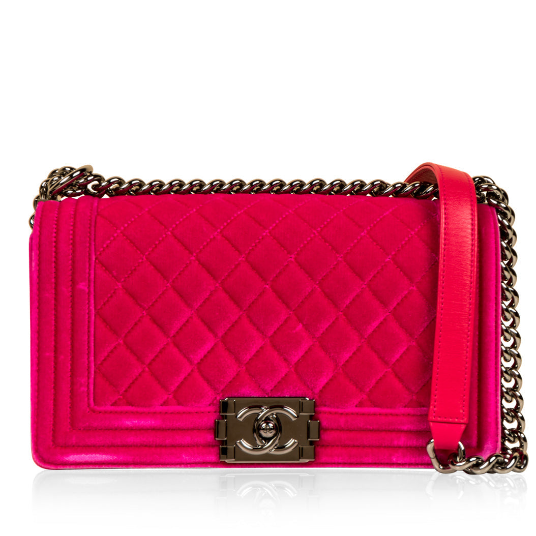 Chanel Boy Bag Medium Velvet
