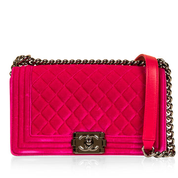 Chanel Boy Bag Medium Velvet