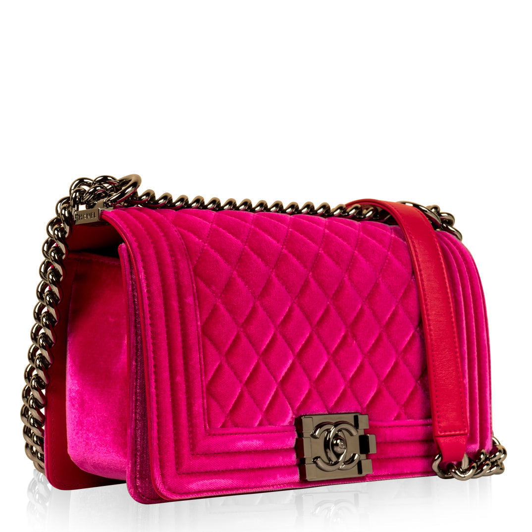 Chanel Boy Bag Medium Velvet