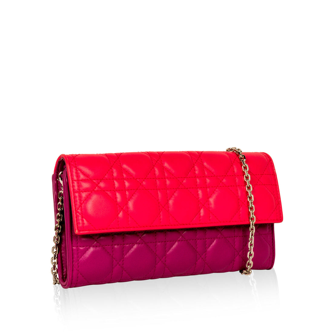 Christian Dior Tri-colour Wallet on Chain