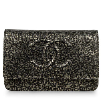 Chanel Classic CC Wallet on Chain