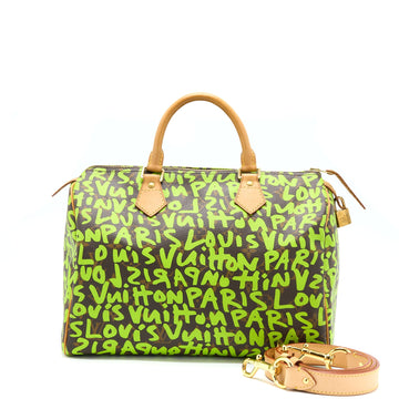 Louis Vuitton Speedy 30 Graffiti Stephen Sprouse Limited Edition With An Extra Strap