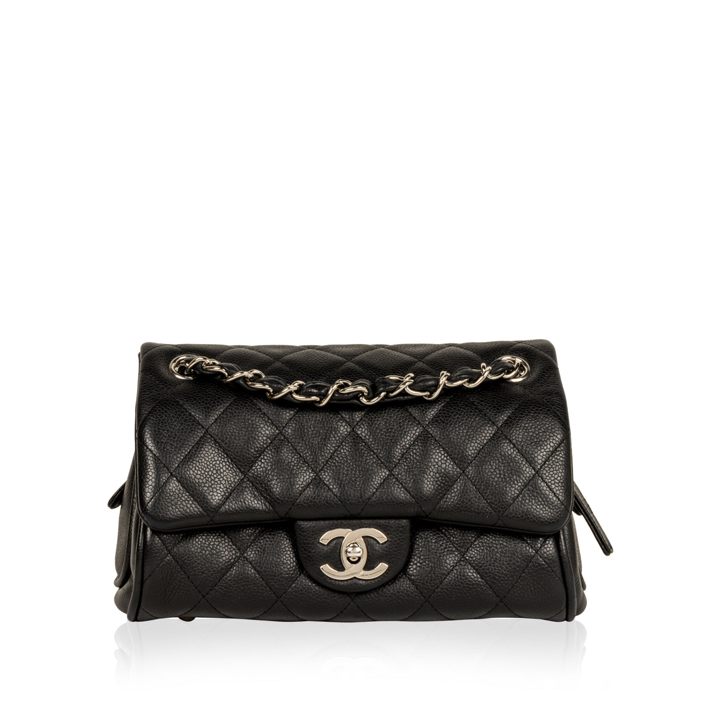 Chanel Small Bowler Caviar Shoulder Bag