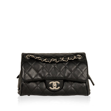 Chanel Small Bowler Caviar Shoulder Bag