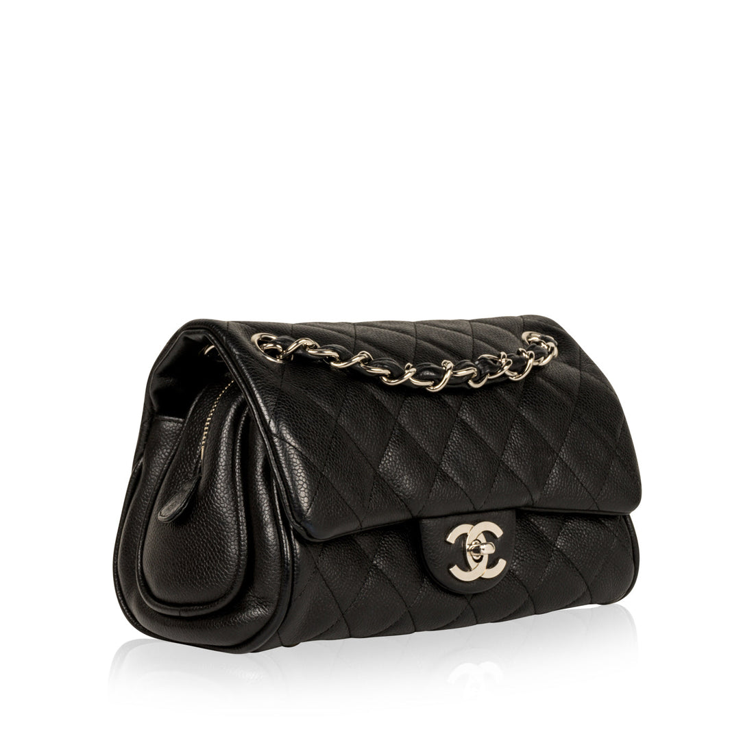 Chanel Small Bowler Caviar Shoulder Bag