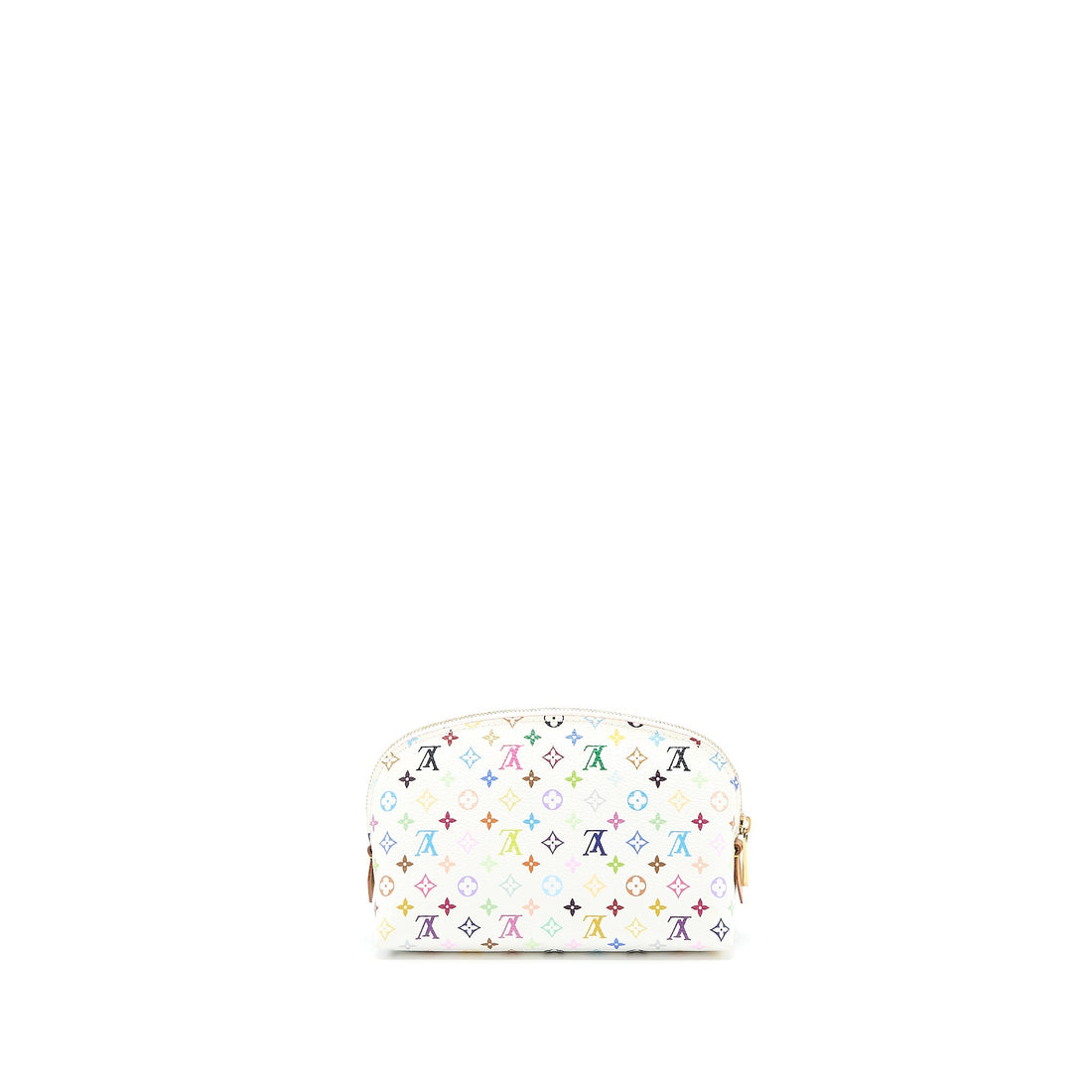 Louis Vuitton Cosmetic Pouche Multicolor Monogram Canvas White GHW