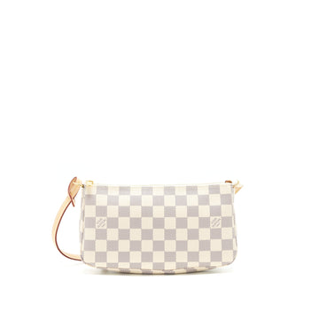 Louis Vuitton Pochette Accessories Damier Azur Canvas