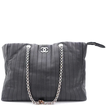 Chanel Vertical Quilted Mademoiselle Tote