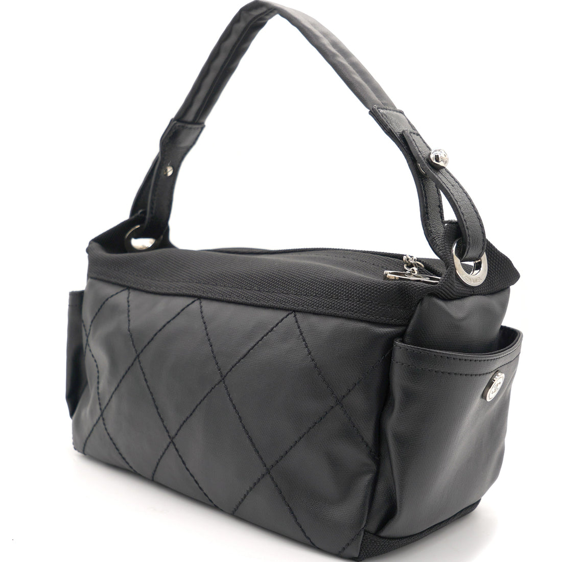 Chanel Black Canvas Paris-Biarritz Shoulder Bag