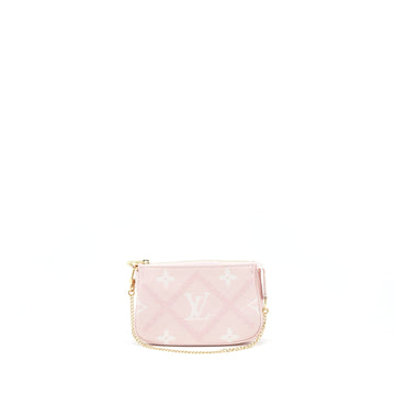 Louis Vuitton Mini Pochette Monogram Empreinte Pink GHW