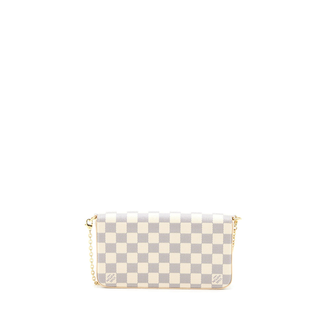Louis Vuitton Felicie Pochette Damier Azur Canvas GHW