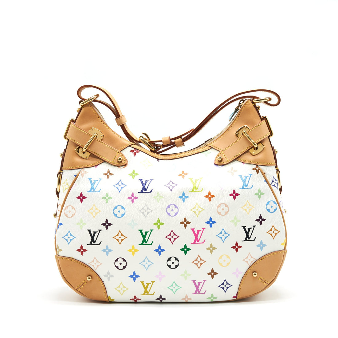 Louis Vuitton Greta Bag Monogram White Multicolor
