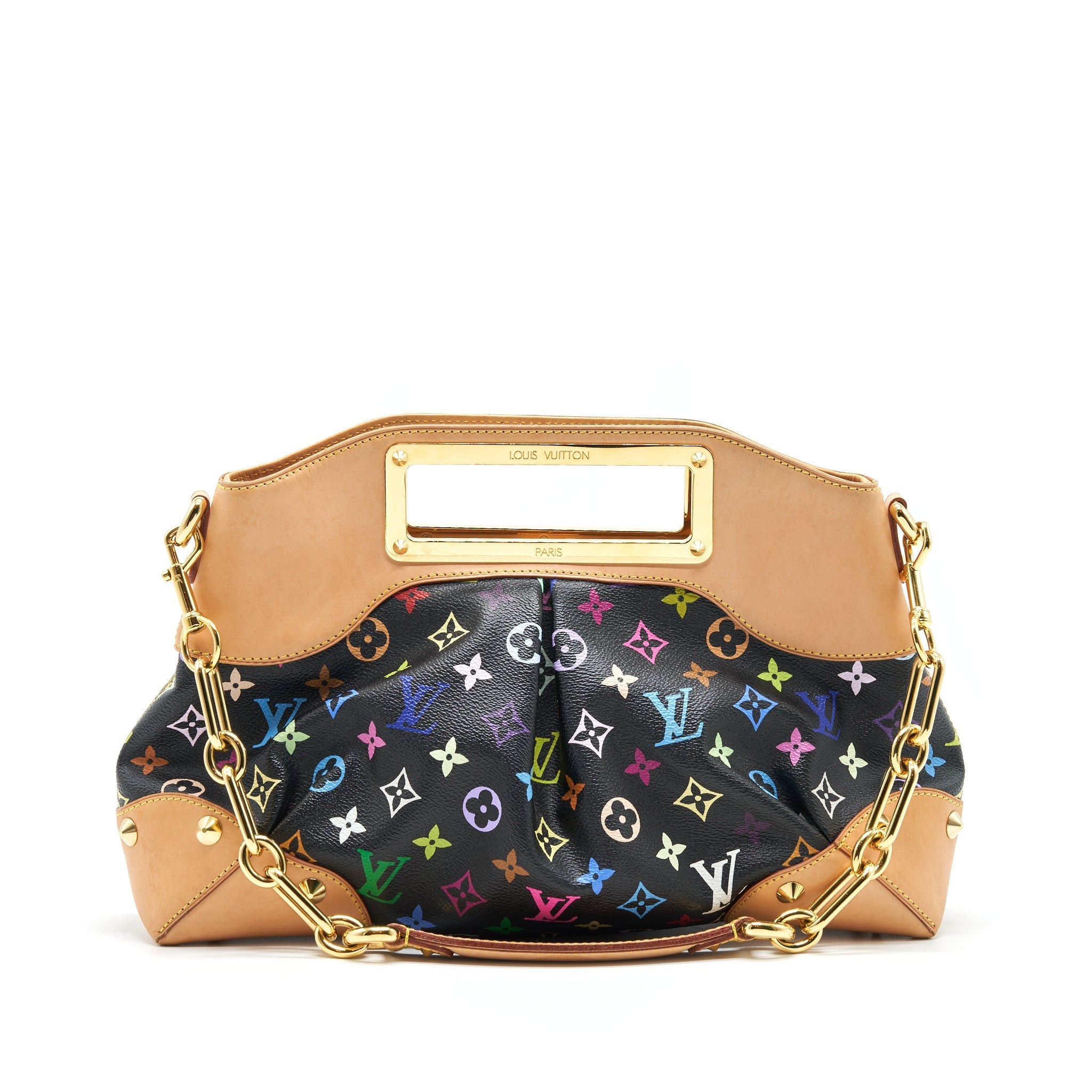 LOUIS VUITTON JUDY MM BLACK MONOGRAM MULTICOLOUR