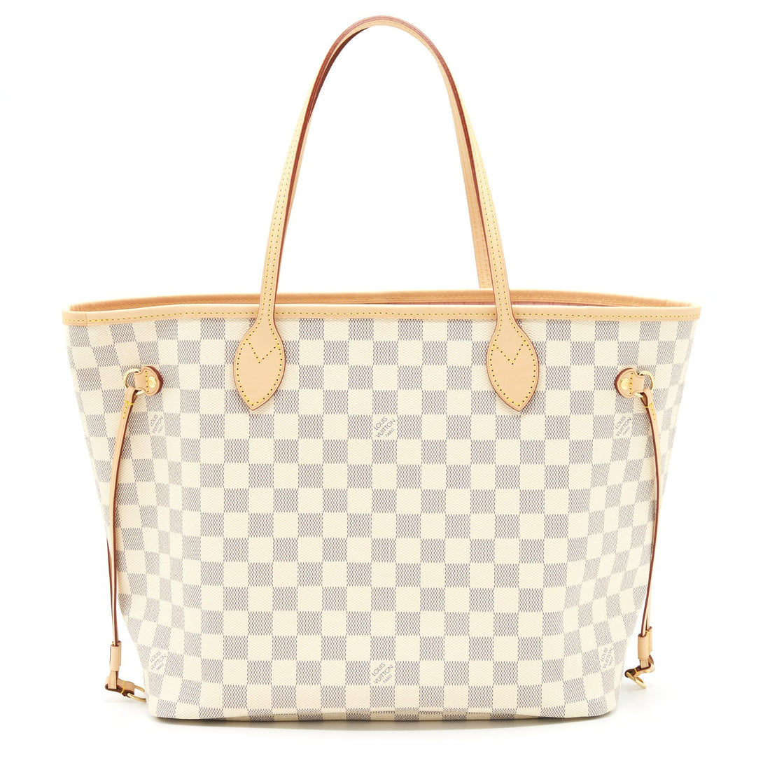 Louis Vuitton Neverfull MM Damier Azur Canvas /Rose Ballerine (No Inner Pouch)