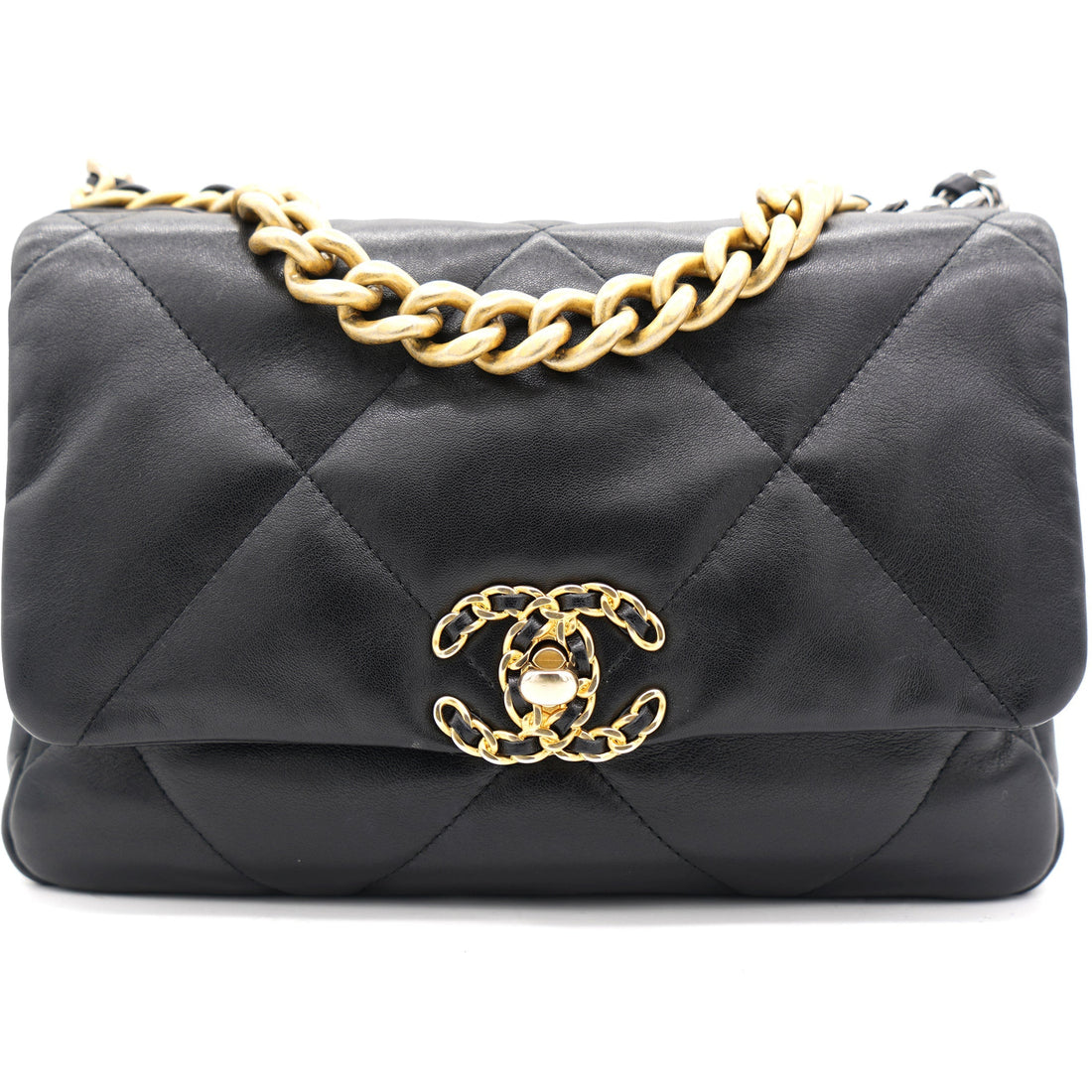 Chanel 19 Small Flap Black Bag