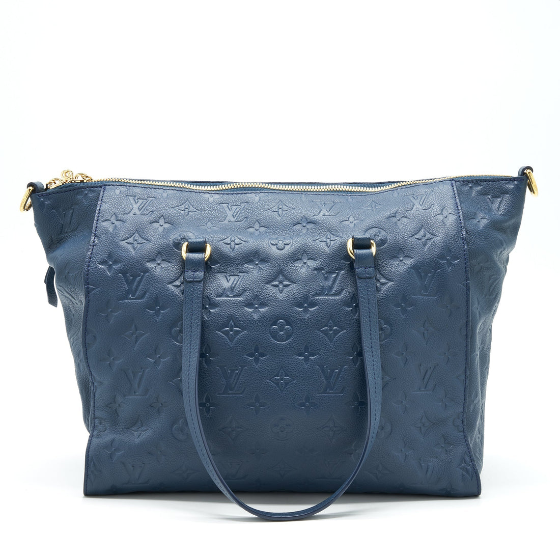 Louis Vuitton Lumineuse PM Monogram Empreinte Navy GHW