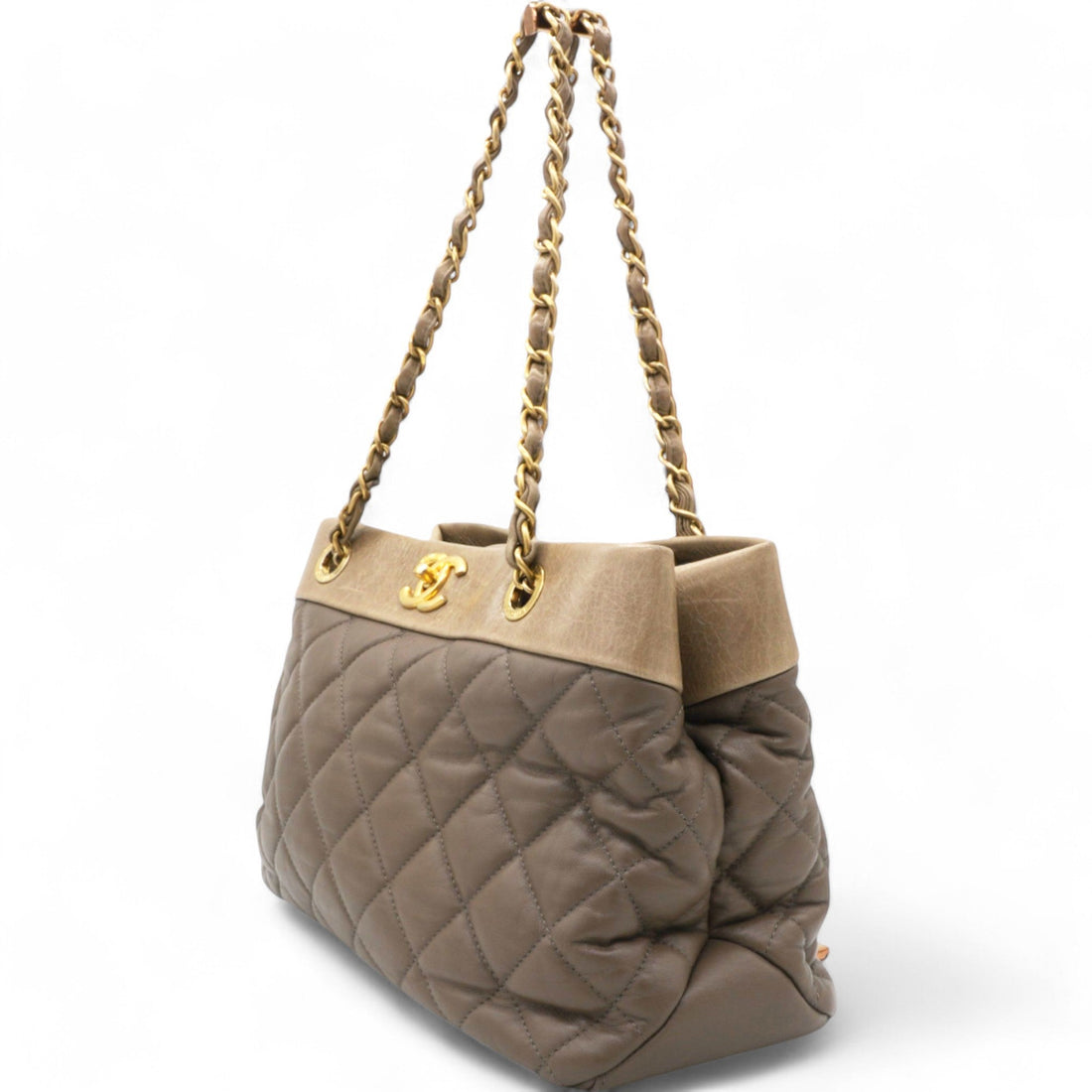 Chanel Calfskin Quilted Medium Soft Elegance Tote