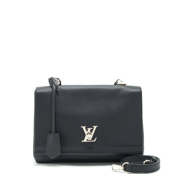 Louis Vuitton Lockme Bag Black SHW Year 2015