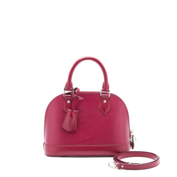 Louis Vuitton Alma BB Epi Leather Raspberry SHW