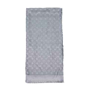 Louis Vuitton shine Scarves Grey Monogram