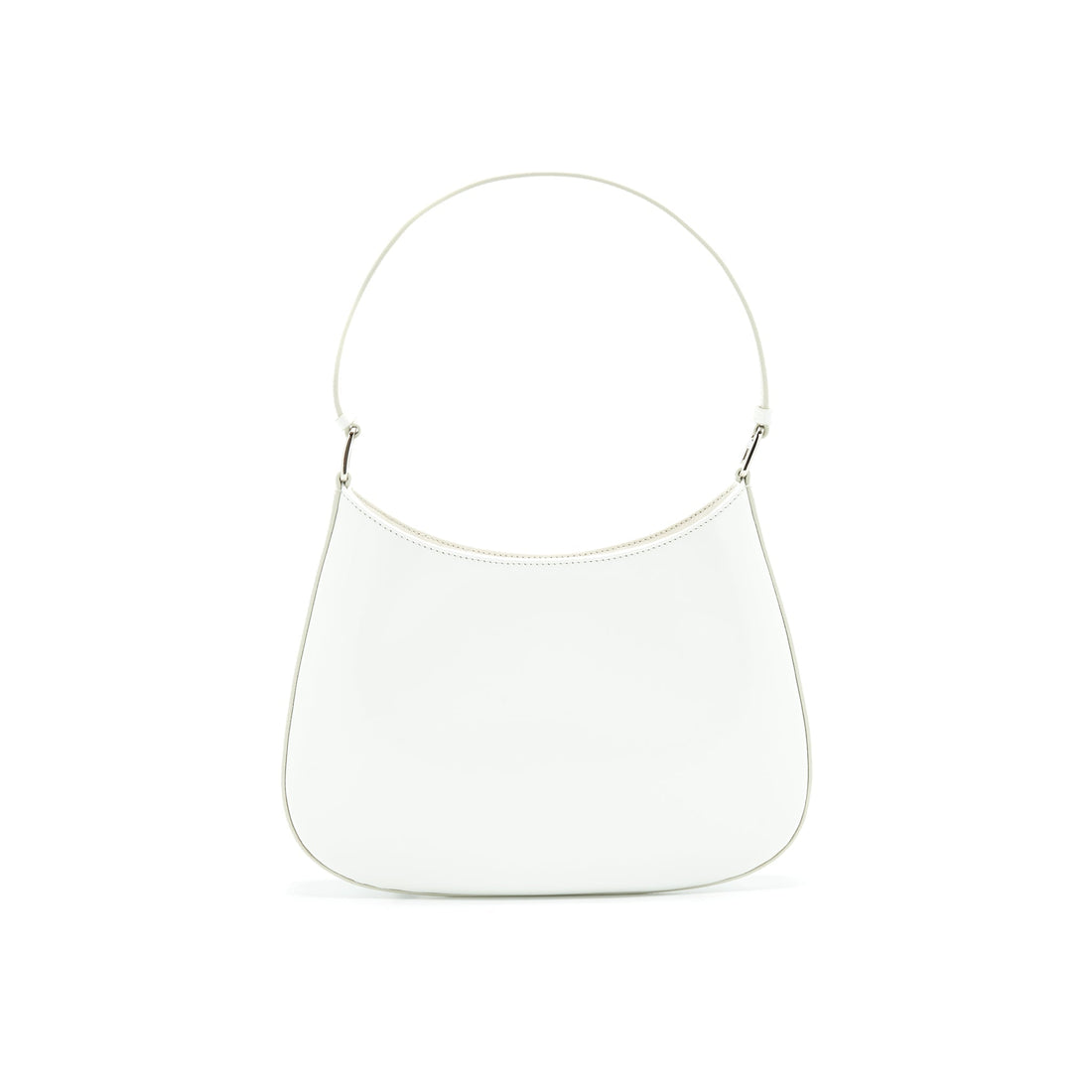 PRADA Cleo Bag in White SHW