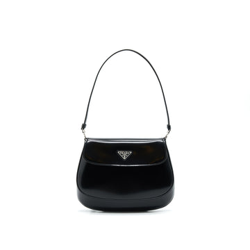 PRADA Cleo Shoulder Bag Black SHW