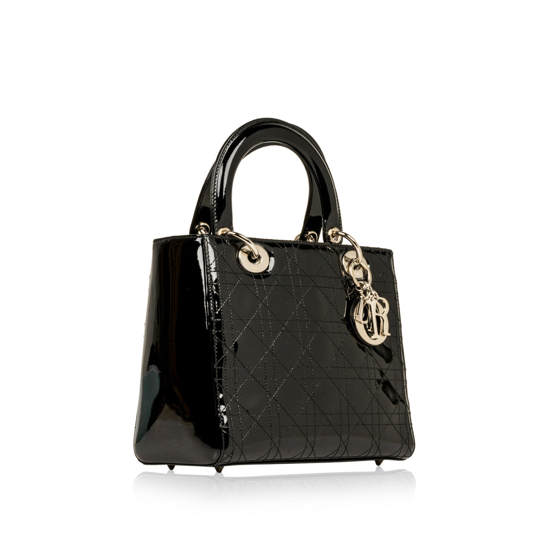 Christian Dior Lady Dior Medium Patent