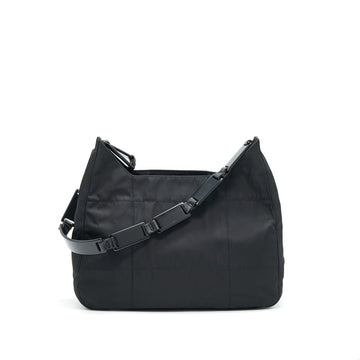 PRADA NYLON SHOULDER BAG IN BLACK