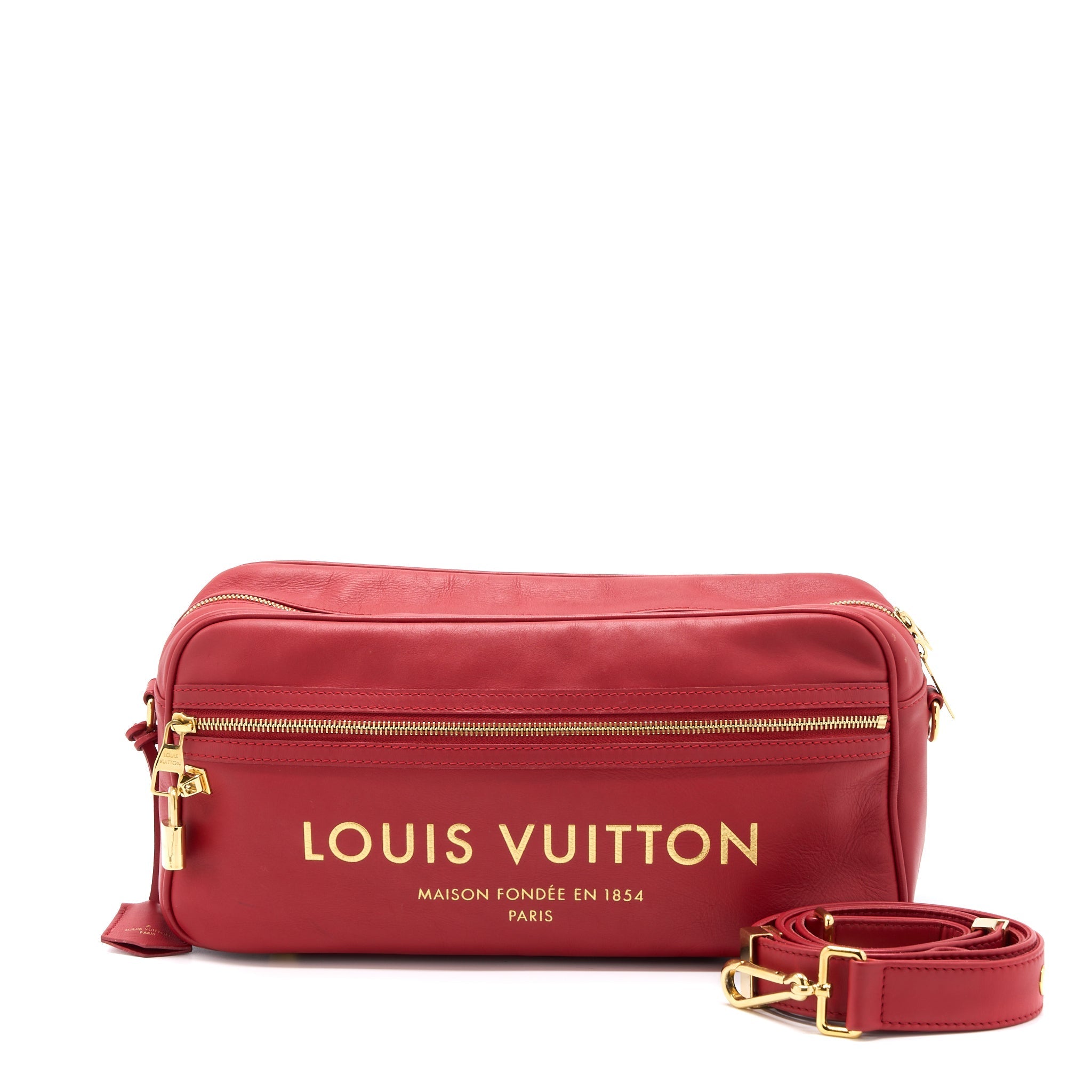 Louis Vuitton Messenger Bag Limited Edition Red GHW