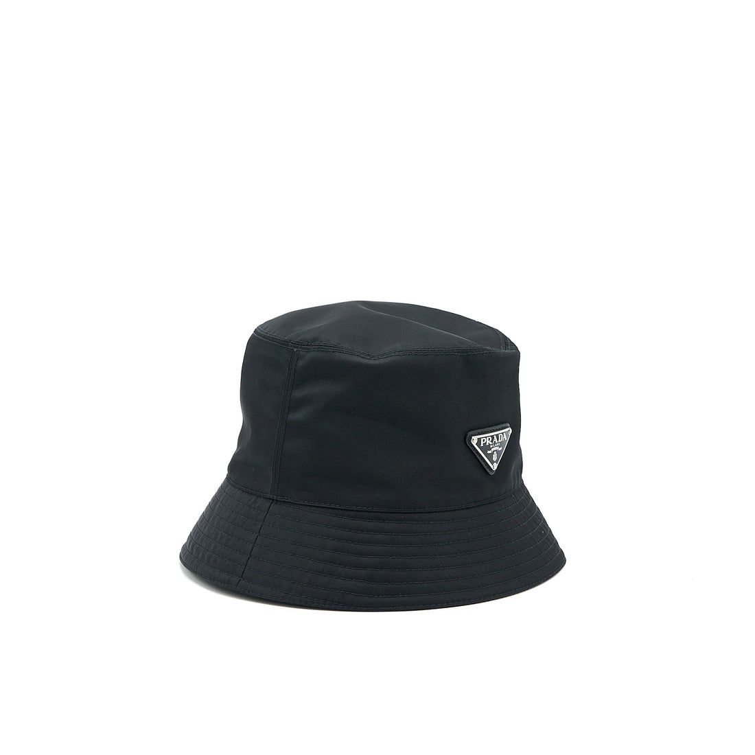Prada Size S Bucket Hat Re-Nylon Black SHW