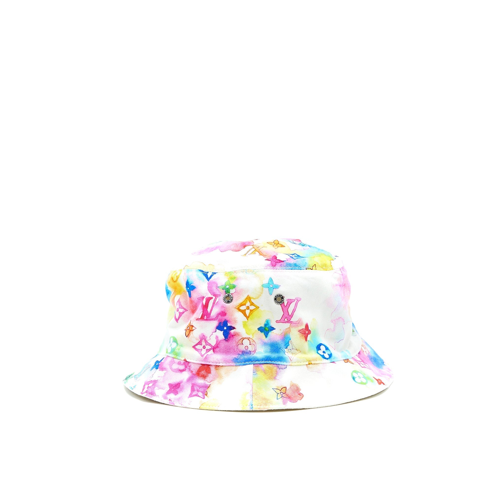 Louis Vuitton Size 58 Bucket Hat Monogram Watercolour