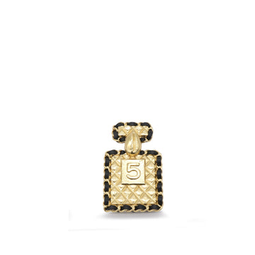Chanel 18K Gold Plated Bottle Charm Brooch