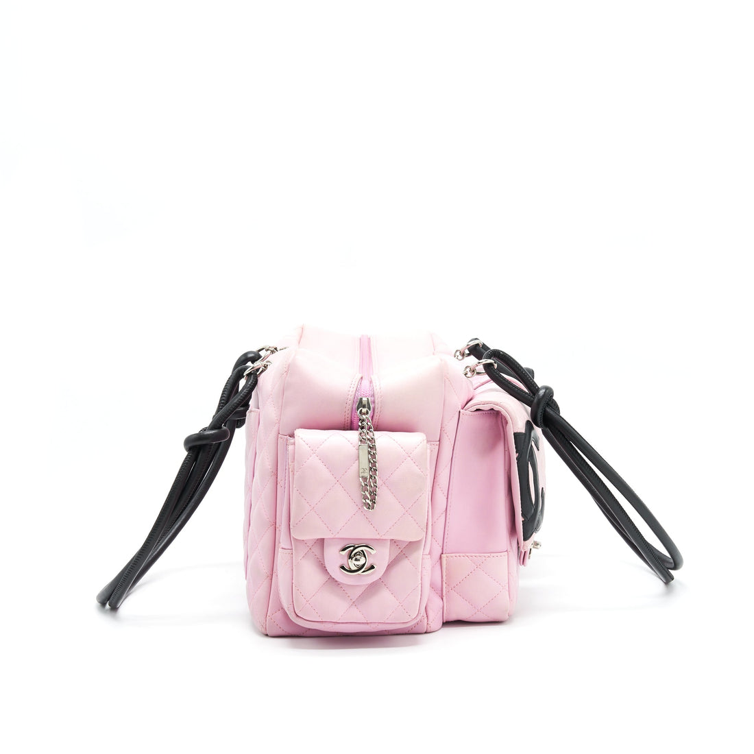 Chanel Cambon aligned Large Reporter Bag in Pink