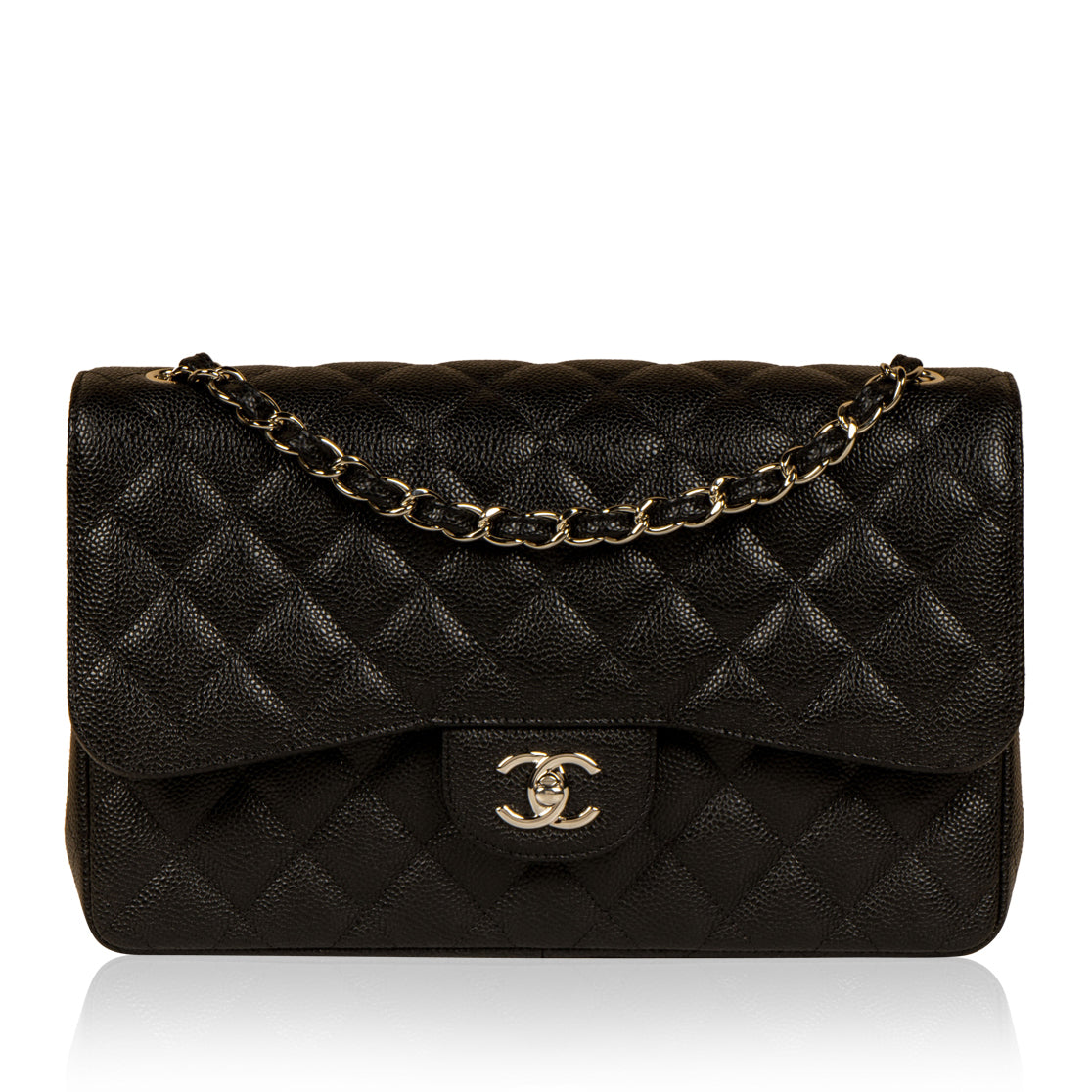 Chanel Classic Flap Bag Jumbo SHW